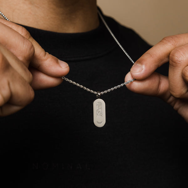 Alhamdulillah Moon Necklace | Men - Nominal