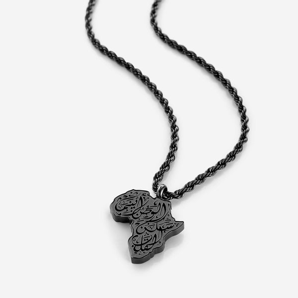 "Home is Where the Heart is" Map Necklace | Men - Nominal