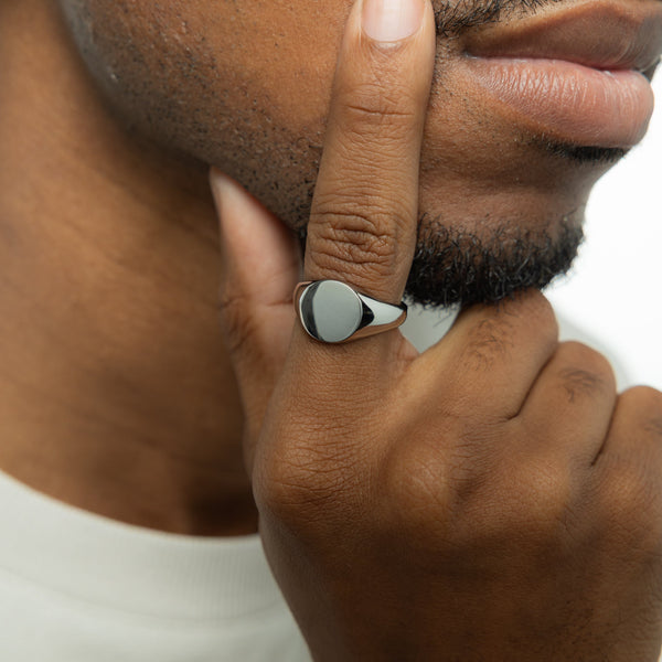 Round Signet Ring | Men - Nominal
