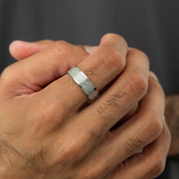 "With Hardship Comes Ease" Ring V2 | Men - Nominal